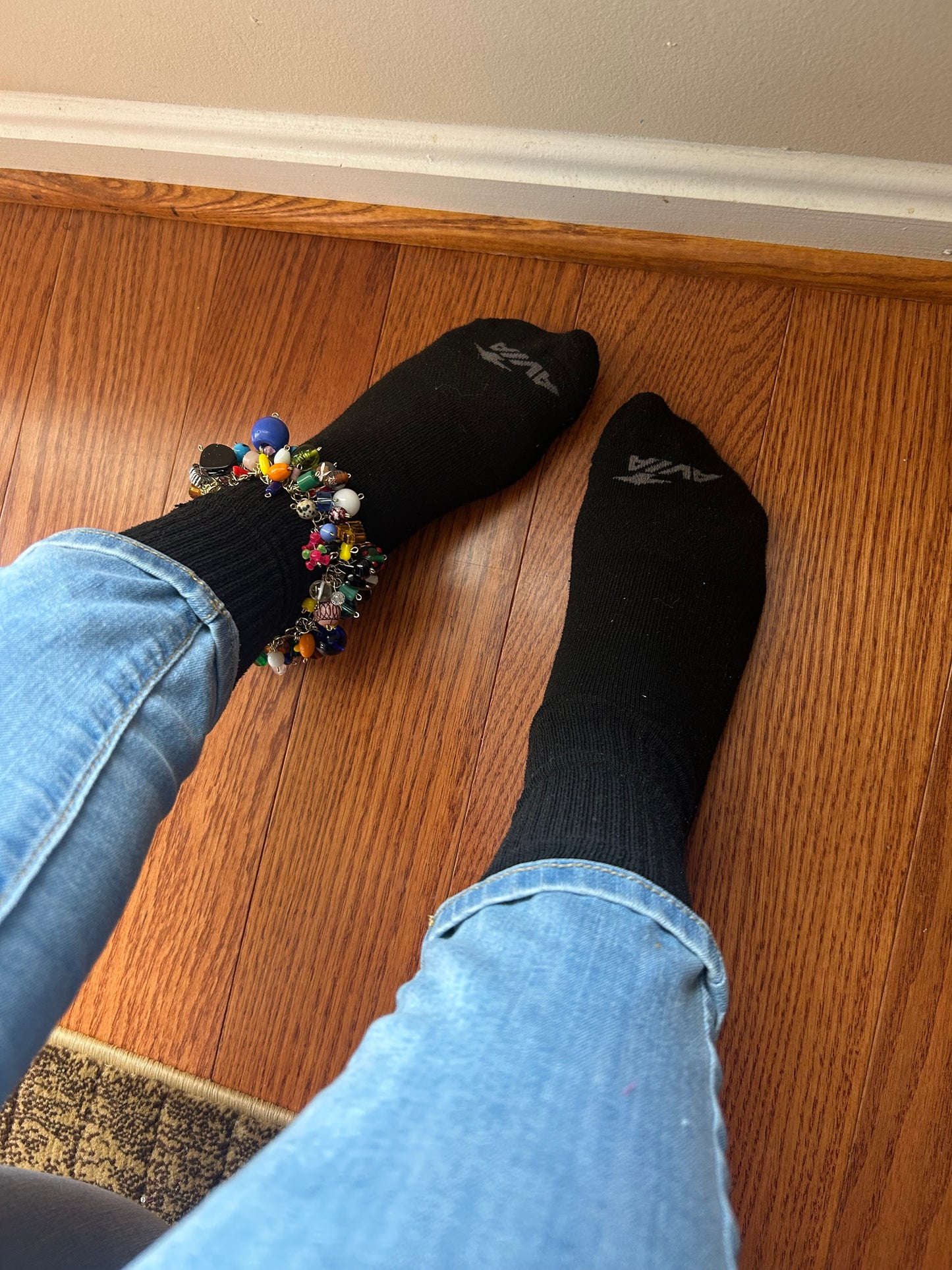 Anklets- Blue BoBos(Heavy)