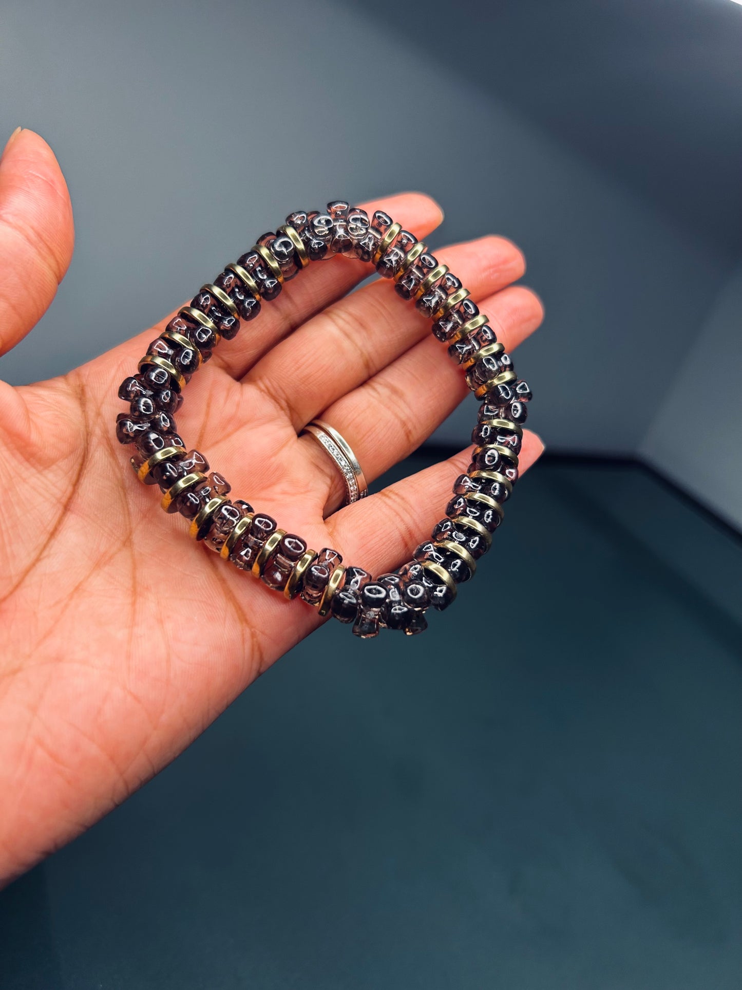 Bracelet(Men)- Gold Bone
