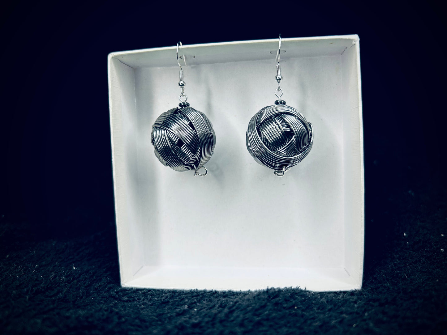 Earrings Silver Strings