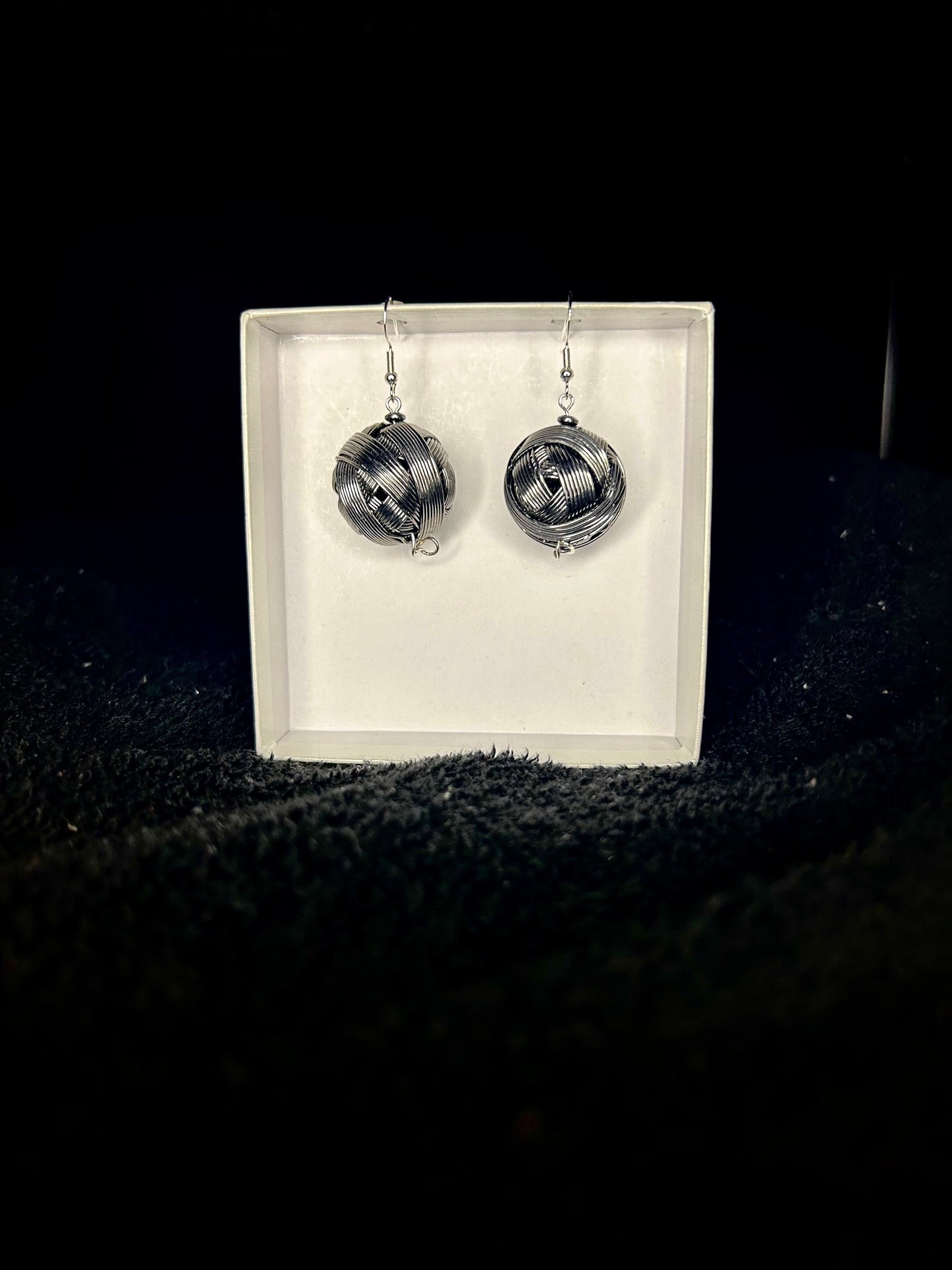 Earrings Silver Strings