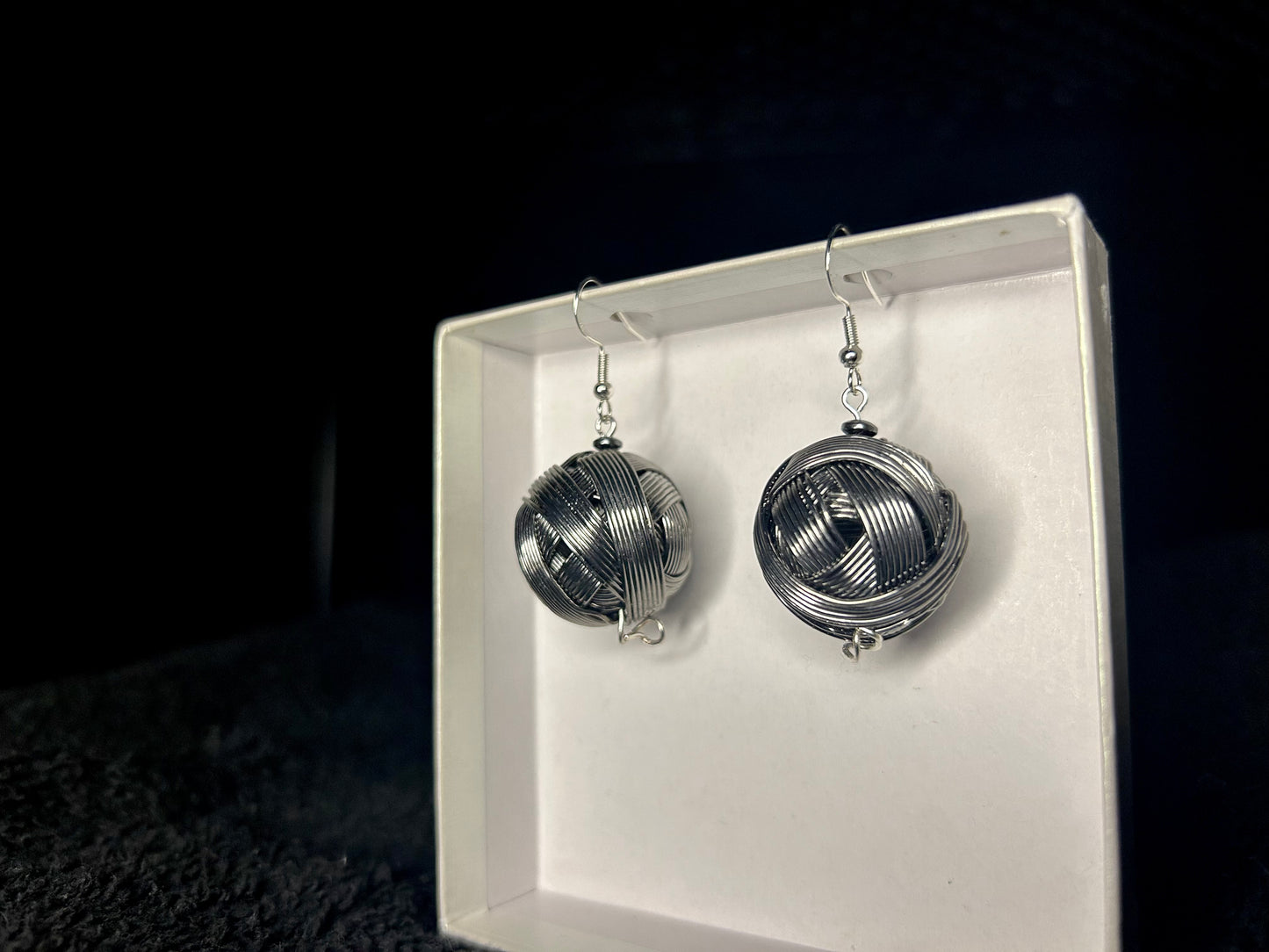 Earrings Silver Strings