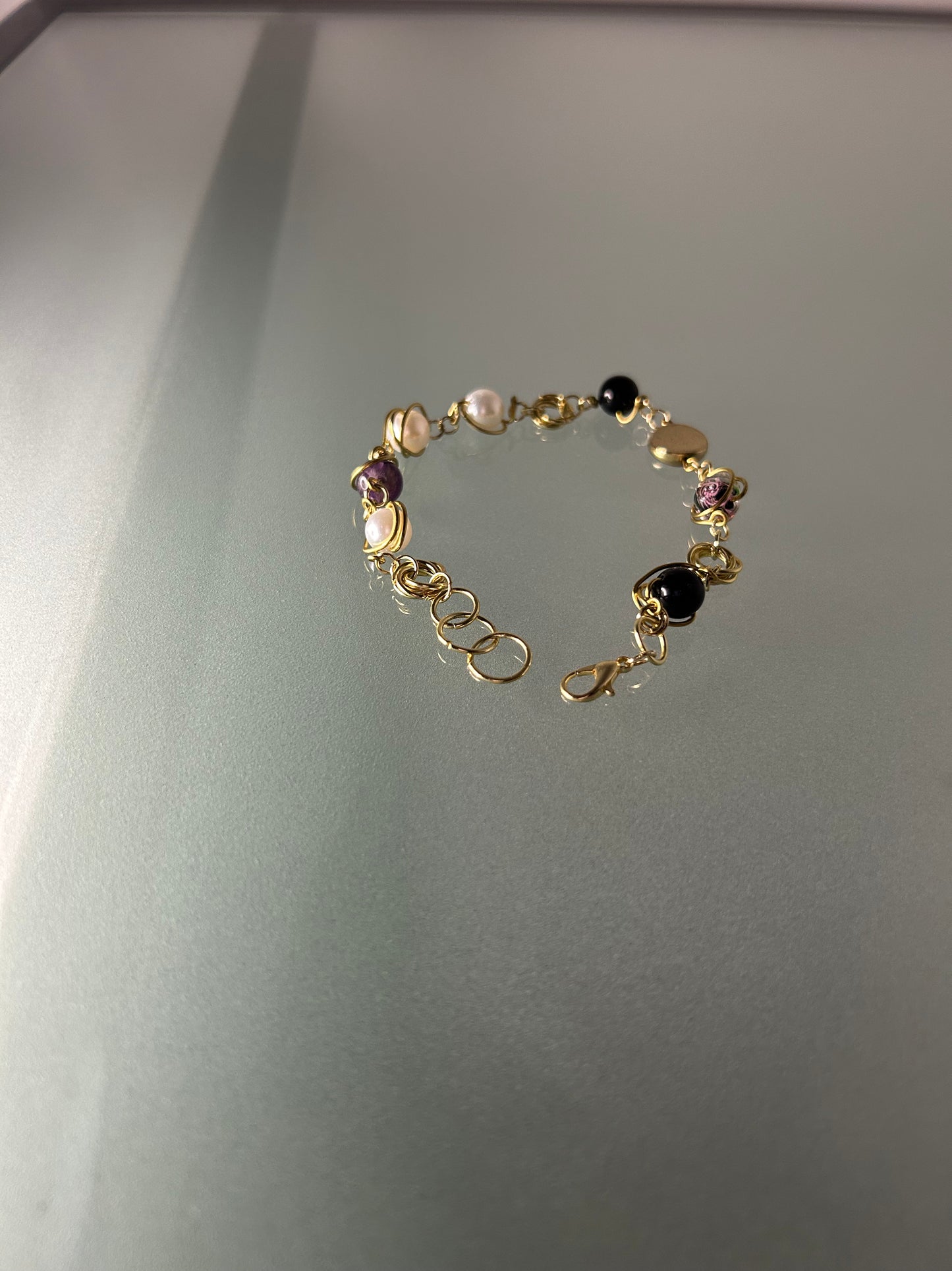 Bracelet- Purple Rose