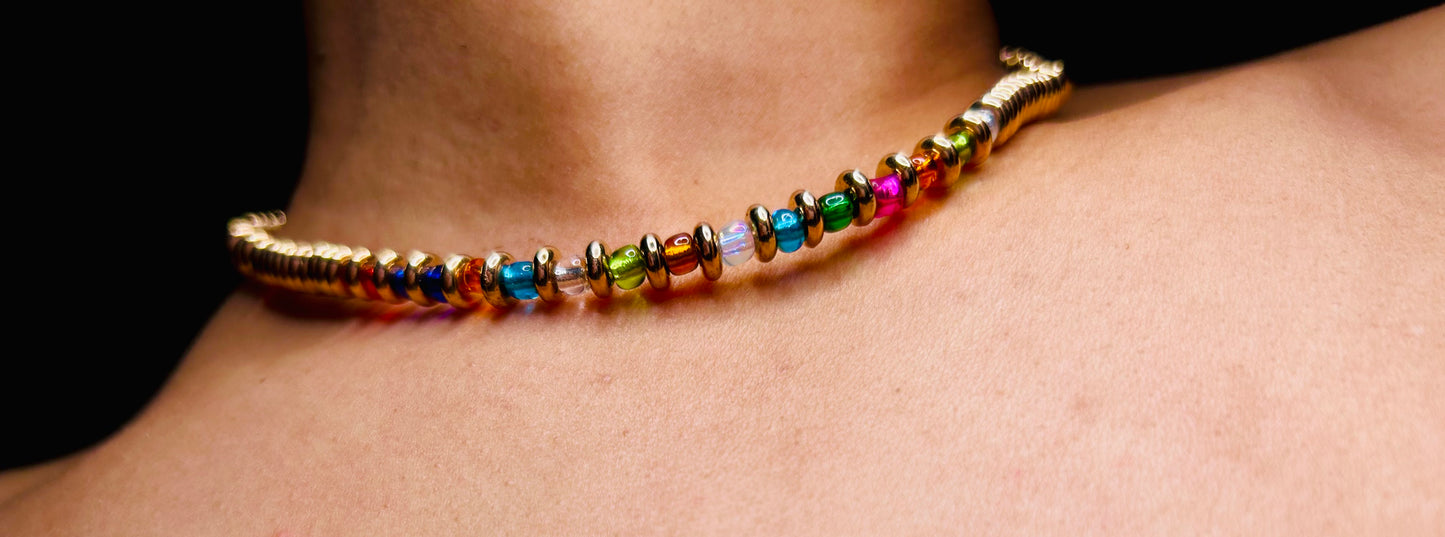 Necklace Crayon Golds