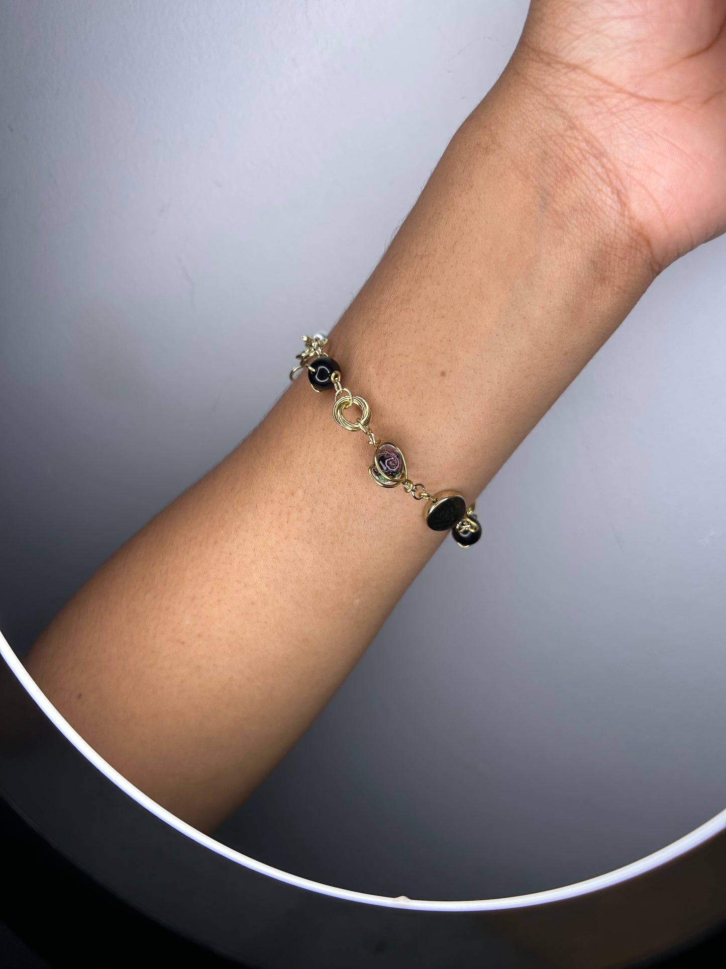 Bracelet- Purple Rose