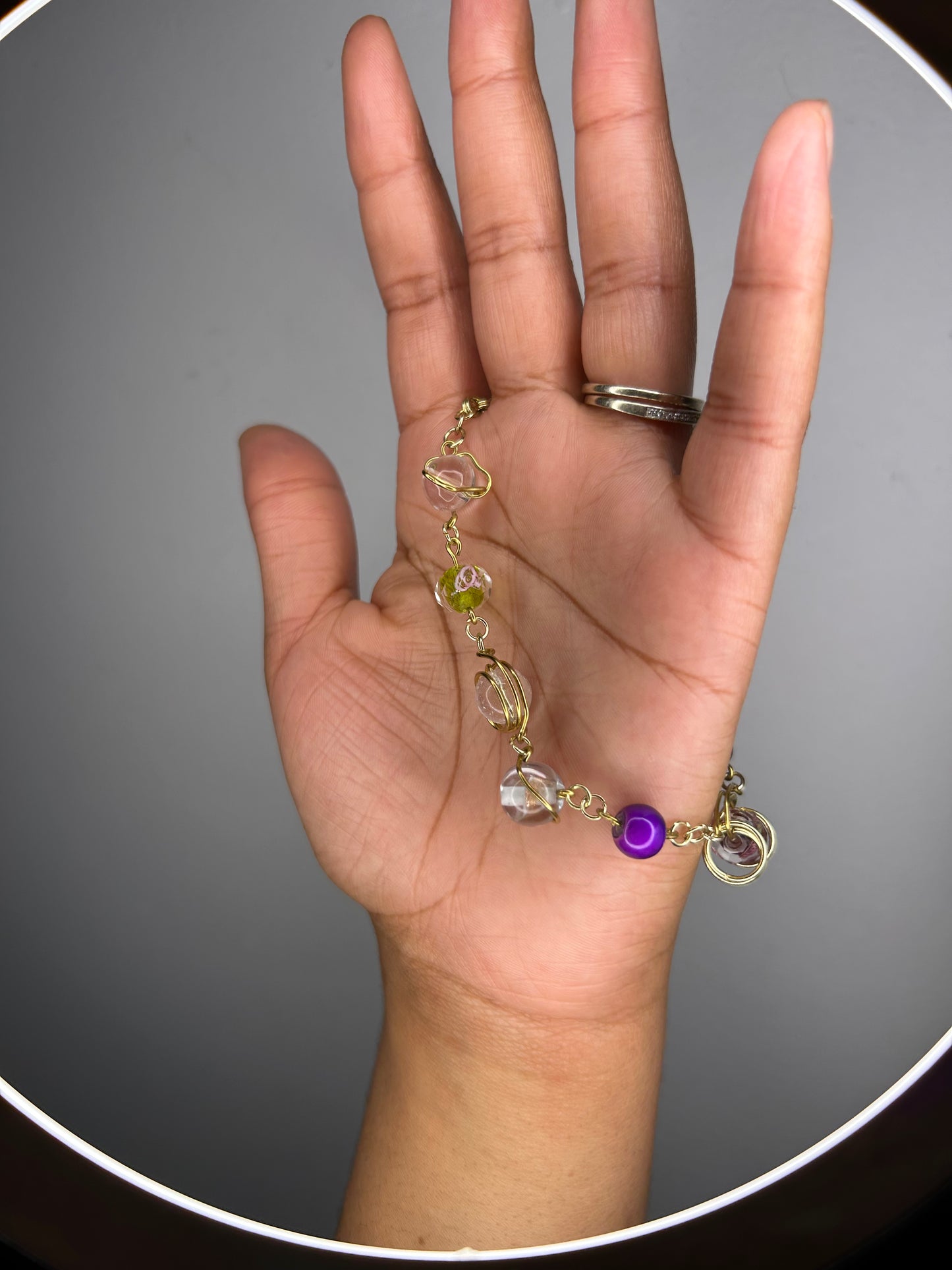Anklet- Yellow Drop