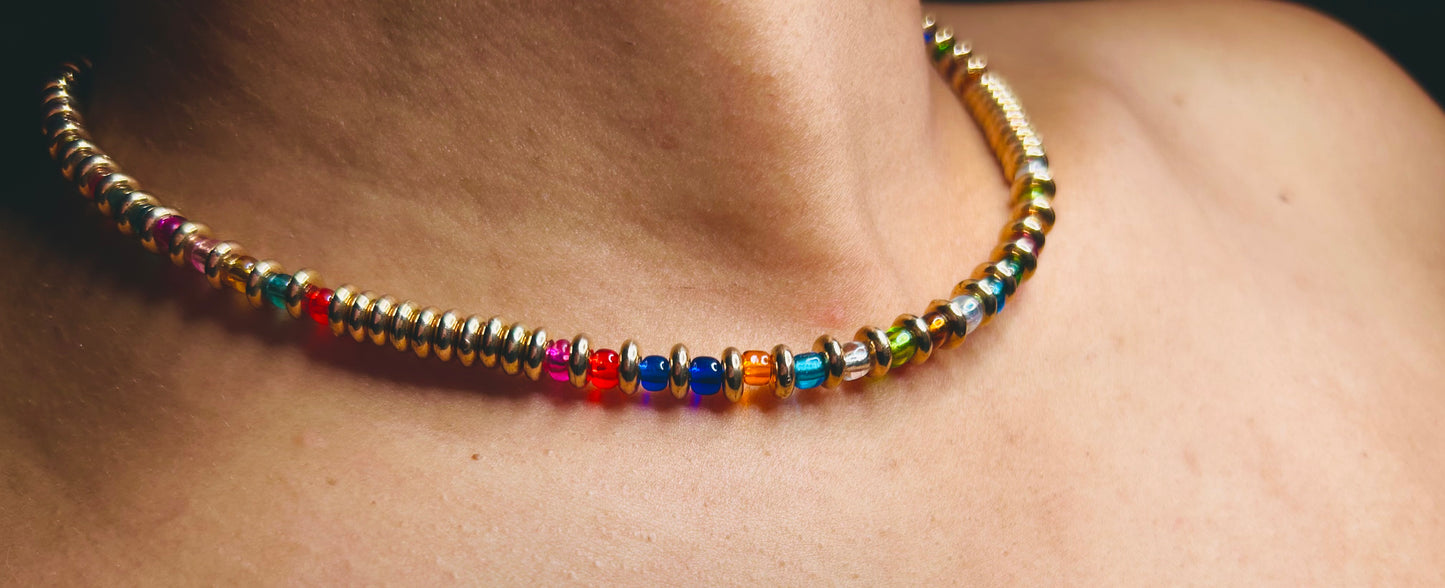 Necklace Crayon Golds