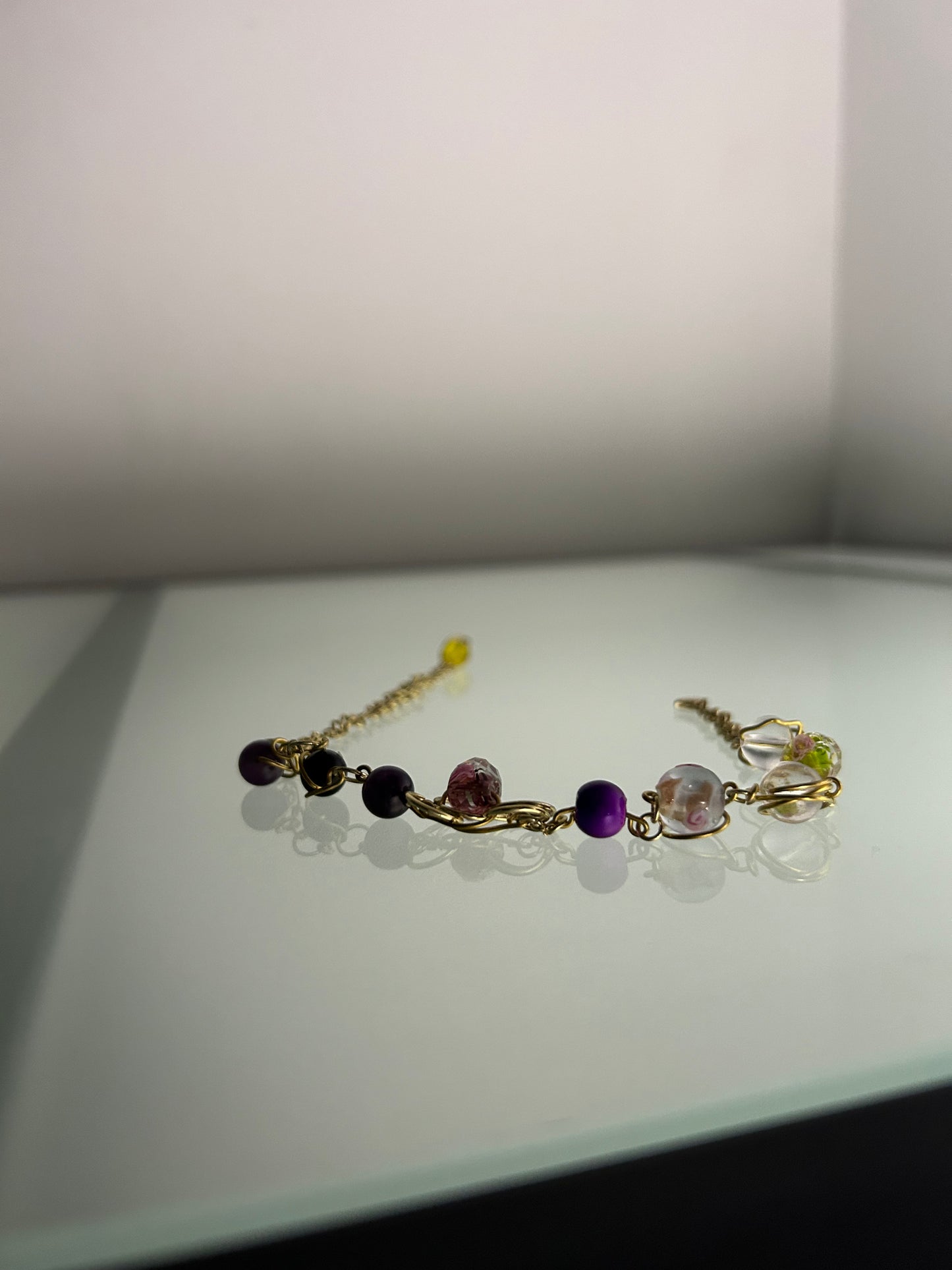 Anklet- Yellow Drop