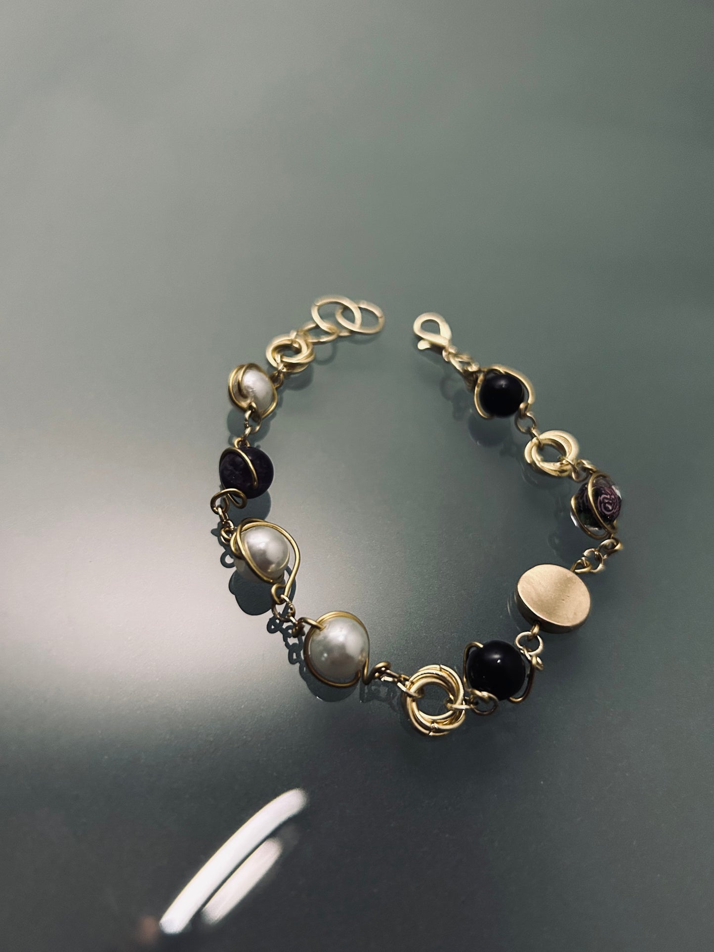 Bracelet- Purple Rose