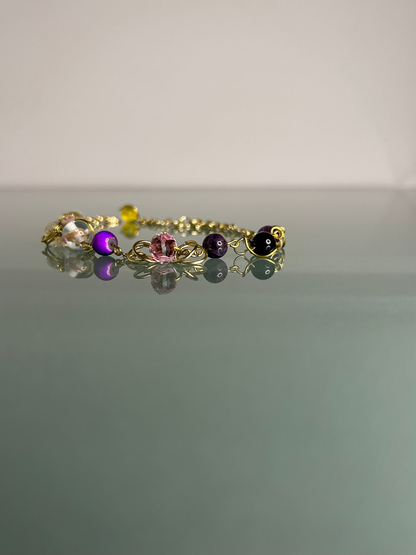 Anklet- Yellow Drop