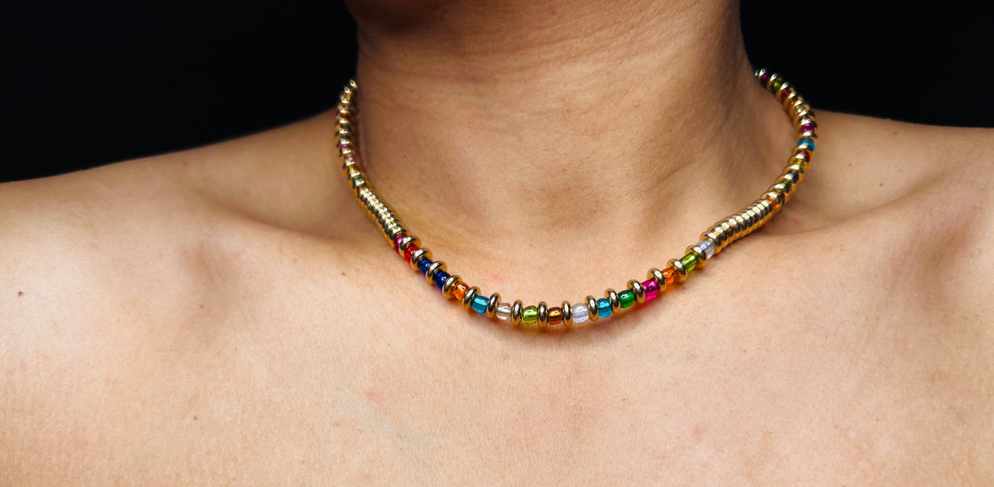 Necklace Crayon Golds