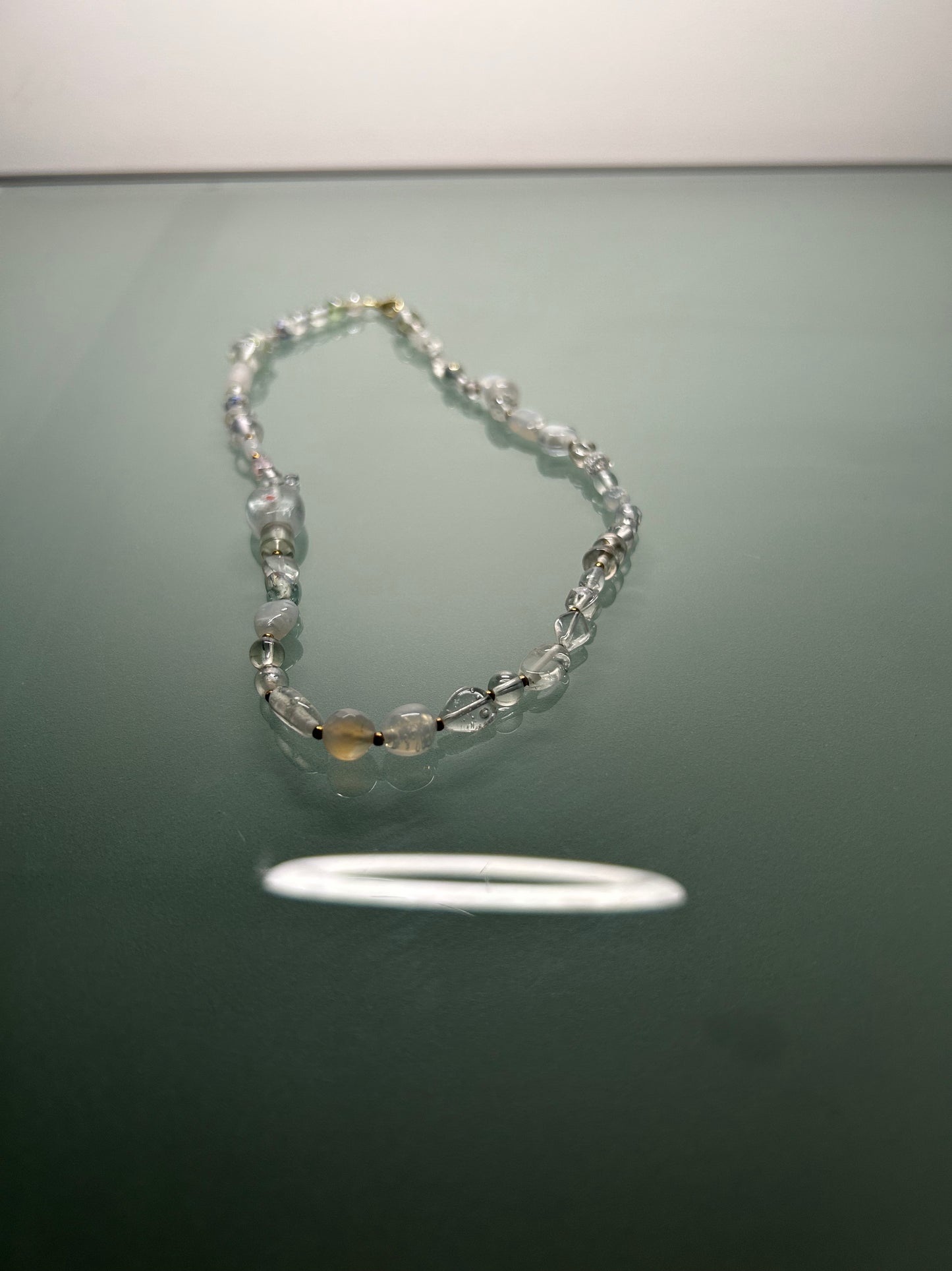 Necklace Moms glass necklace clear