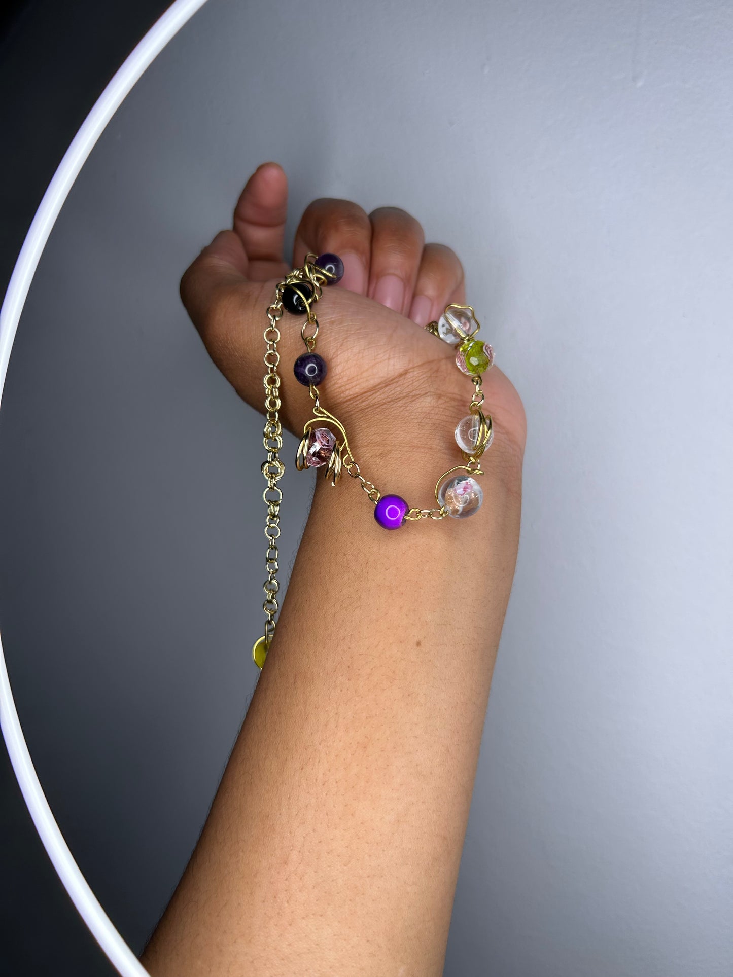 Anklet- Yellow Drop