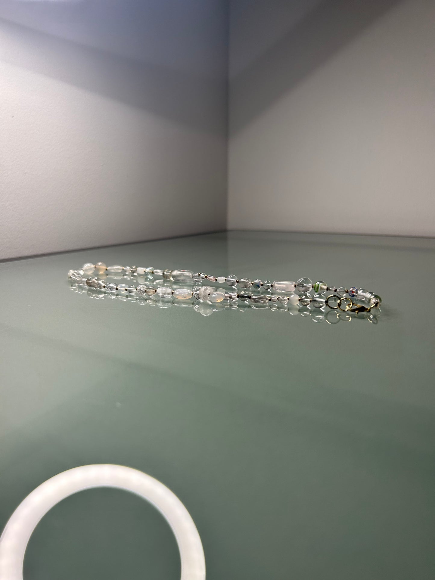 Necklace Moms glass necklace clear