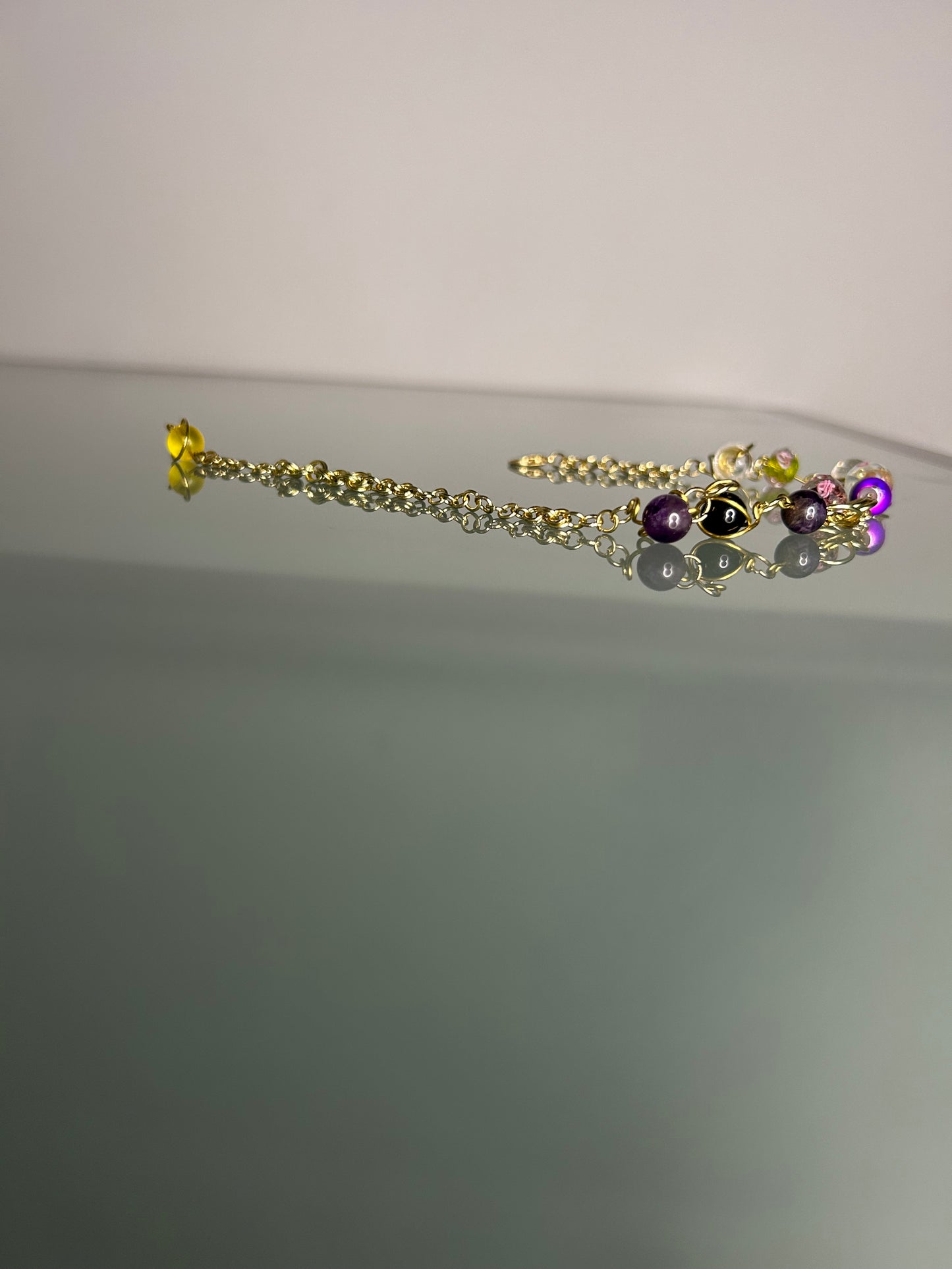 Anklet- Yellow Drop