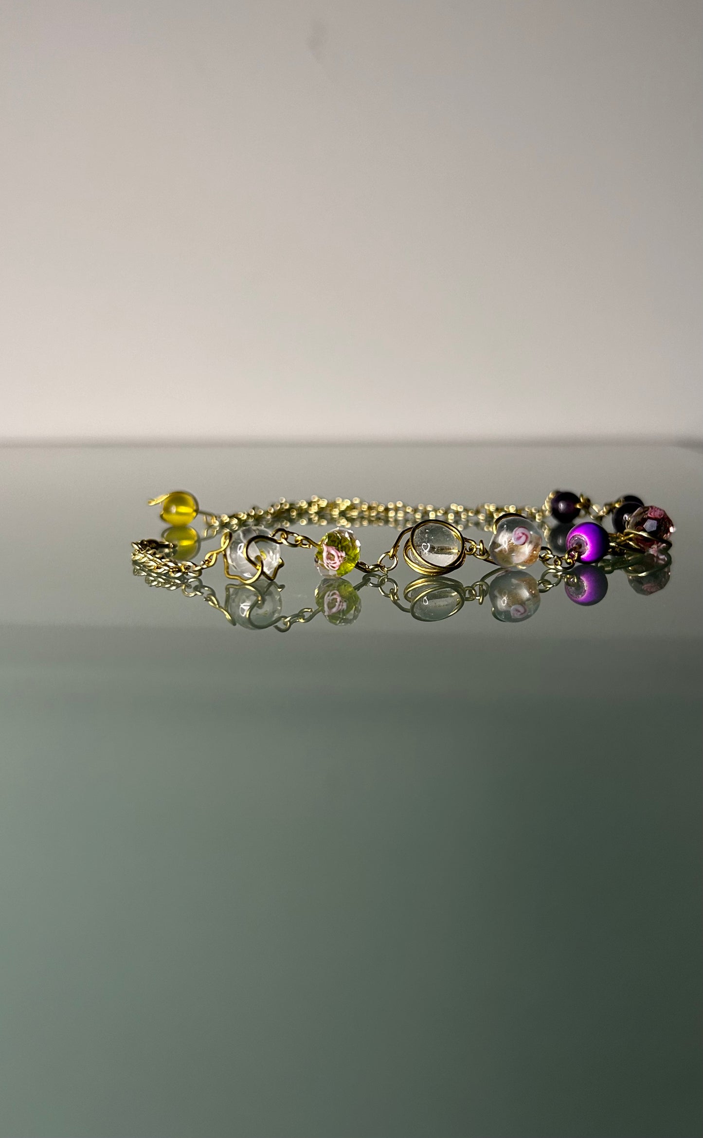 Anklet- Yellow Drop