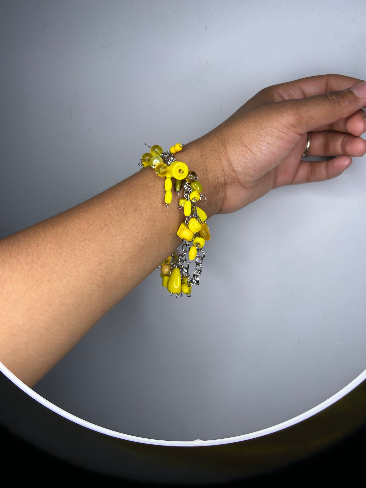 Anklet- Yellow Beams
