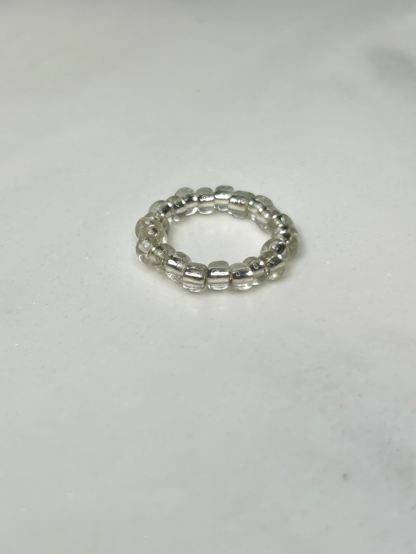 Ring Clear Silver