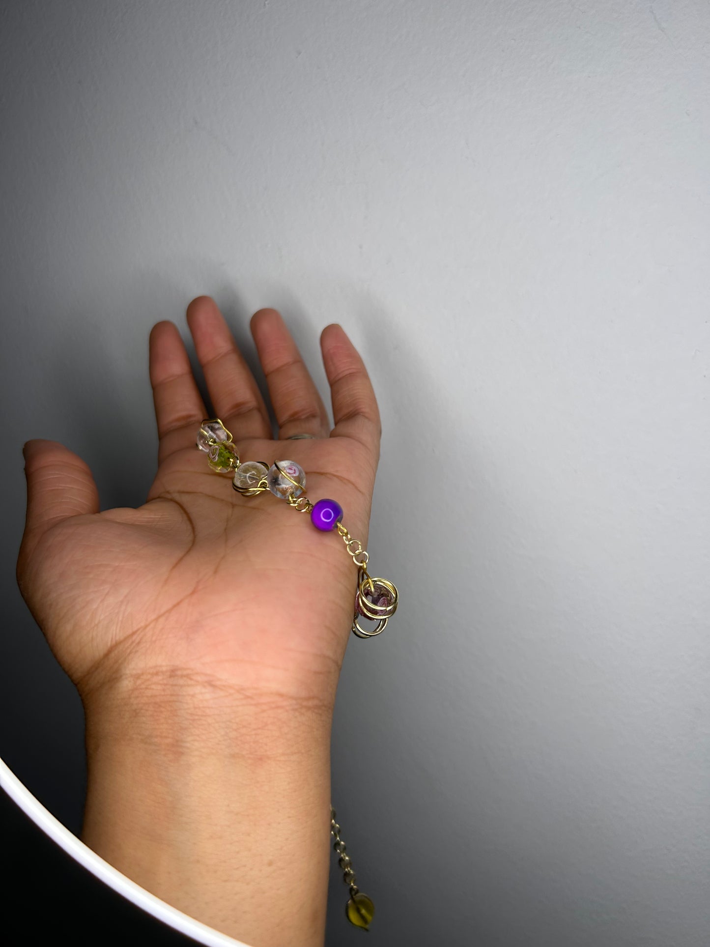 Anklet- Yellow Drop