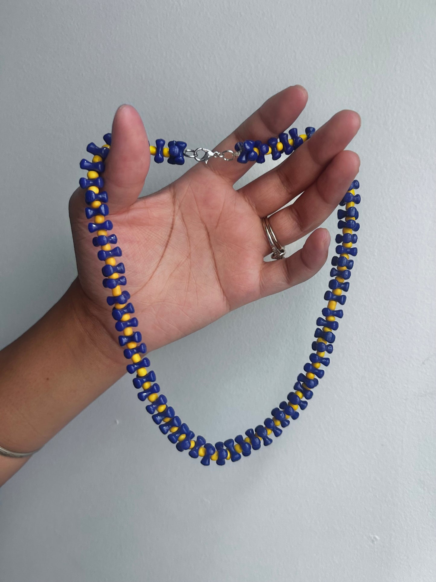 Necklace Anatomy (blu ylw)