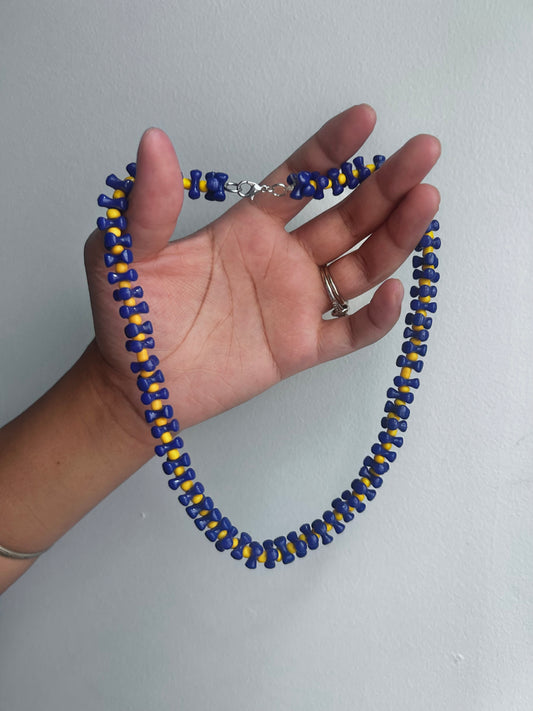 Necklace Anatomy (blu ylw)