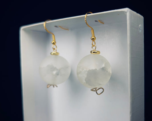 Earrings Clear Storms