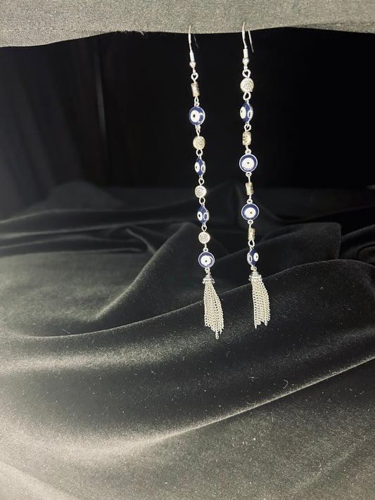 Earrings Eyes Blue