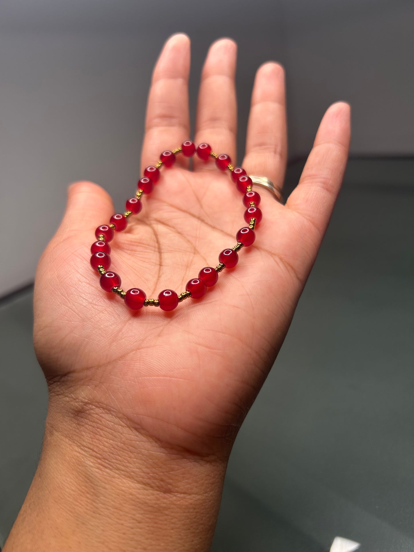 Bracelet Burgundy Red