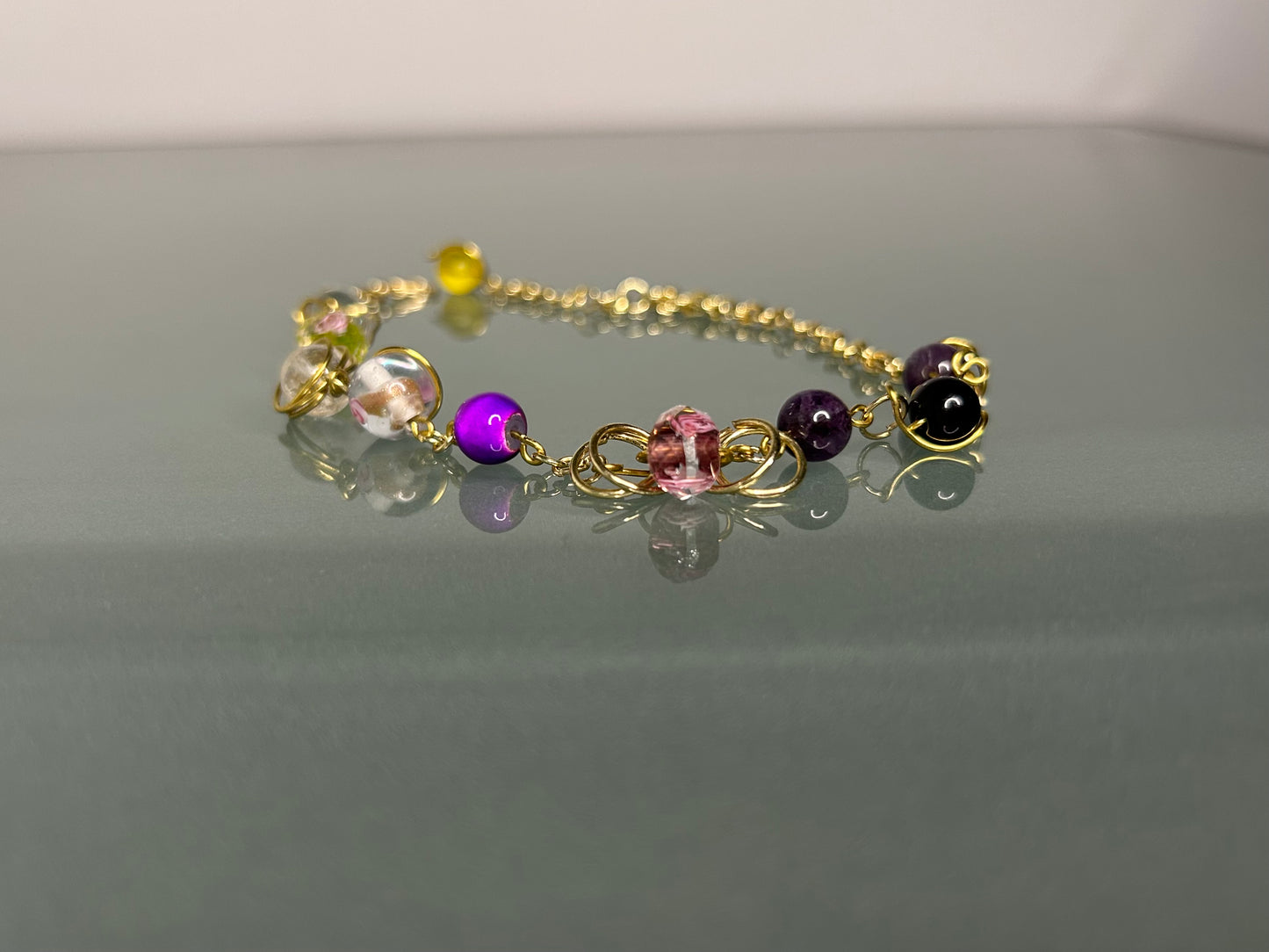 Anklet- Yellow Drop