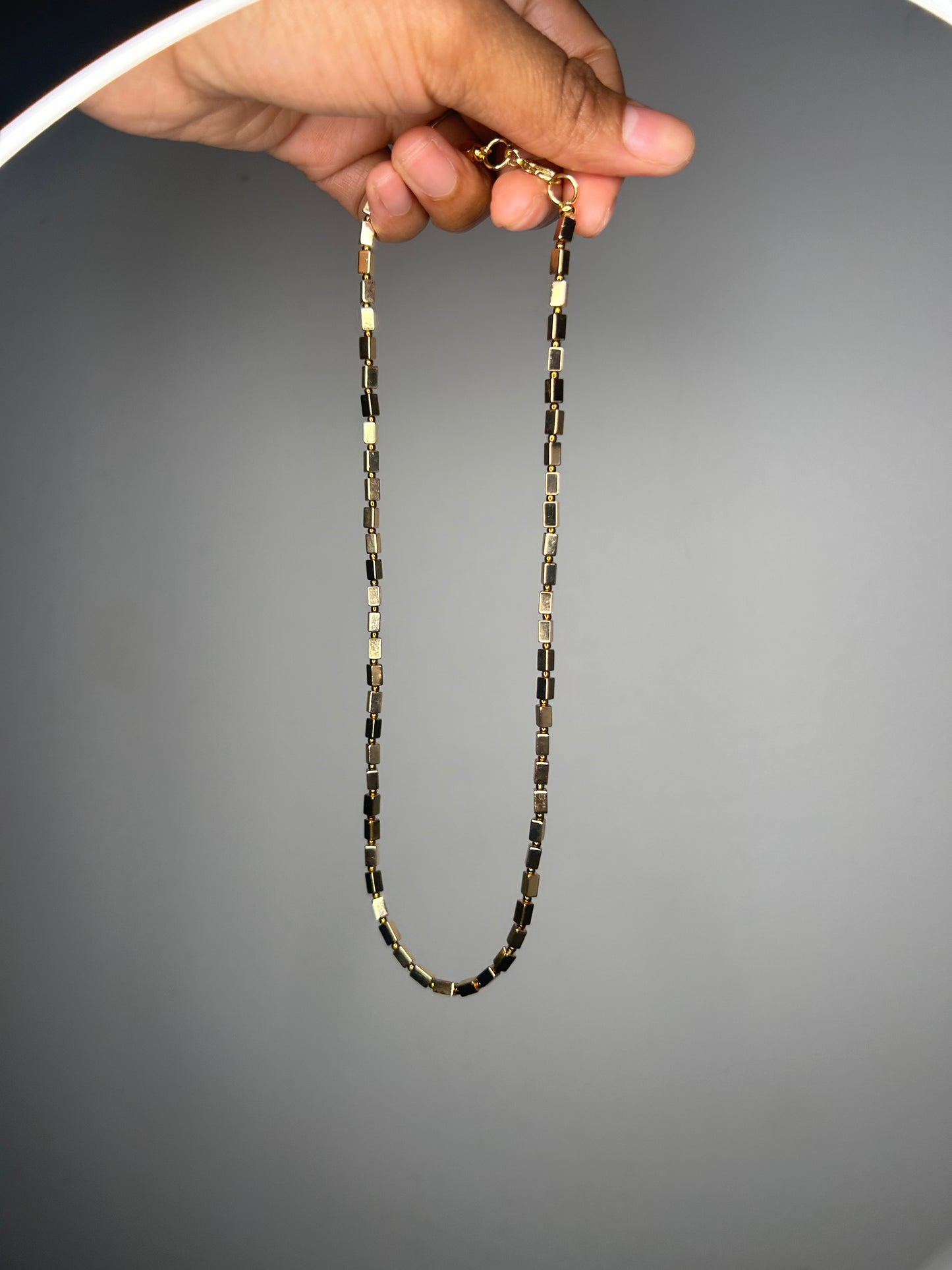 Necklace Gold Bricks