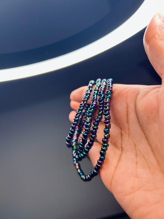 WaistBead Multi Black(elastic)