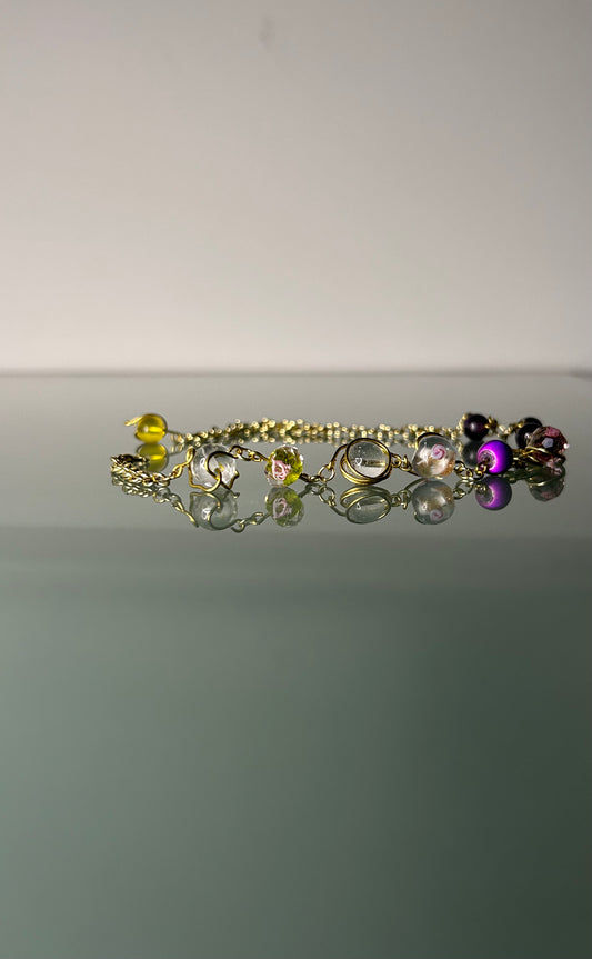 Anklet- Yellow Drop