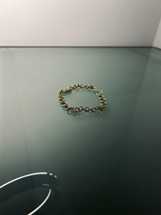 Anklet- Handwoven Jump Rings