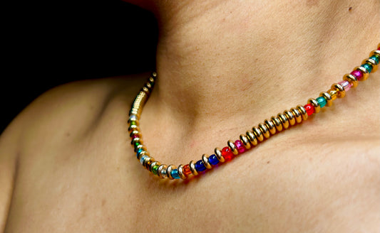 Necklace Crayon Golds